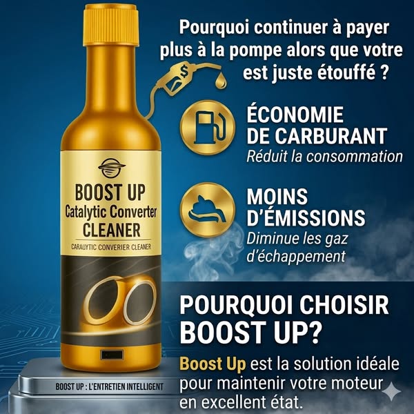 L'économiseur de Carburant Boost Up- Nettoyant pour catalyseur